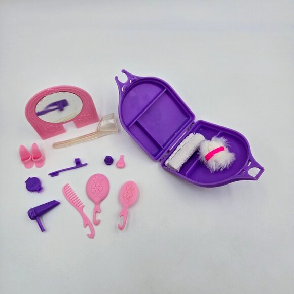 Beauty Secrets Barbie Doll 1979 Accessories 1290 Pink Dress Mattel Read - Picture 3 of 16